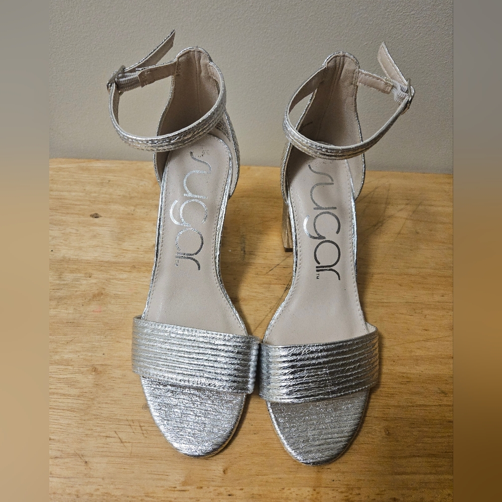 Sugar Women's Silver Sandals